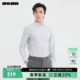 Lilang official DP no-iron yarn-dyed striped long-sleeved shirt
