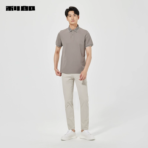 【Тот и тот же стиль в торговом центре】 Lilang шелковая рубашка с коротки