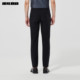 LiLang official thin solid color micro-elastic casual pants