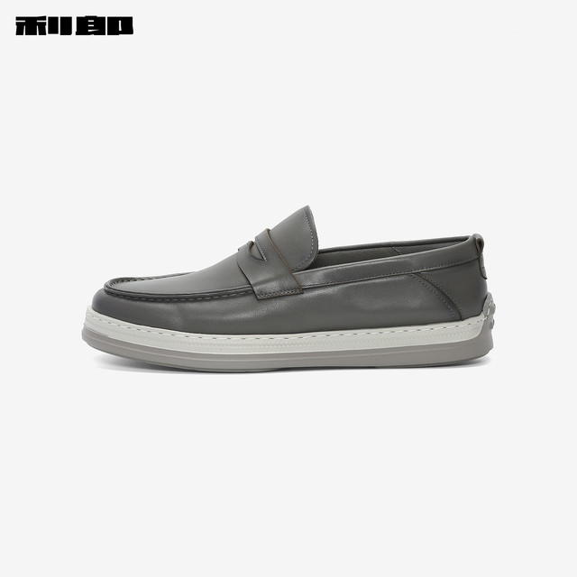 LiLang official first-layer cow leather summer casual shoes