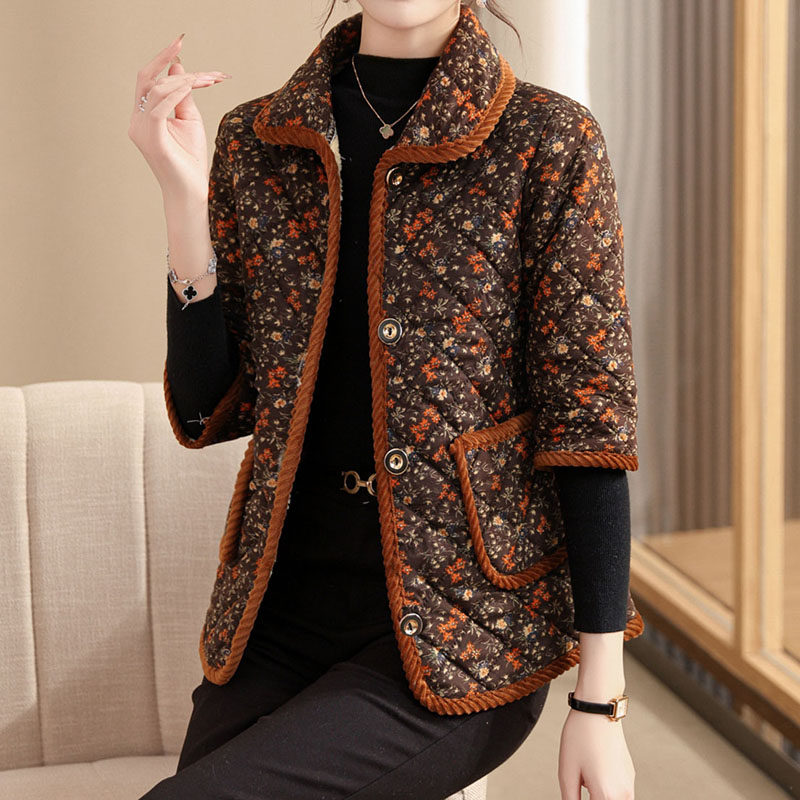 新款加厚百搭加绒中老年半袖马甲冬季装女士棉服保暖中袖时尚妈妈,淘宝优惠券,粉丝福利购,淘宝优惠卷