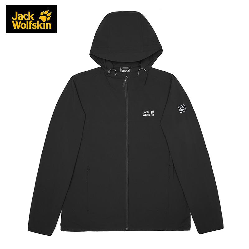 狼爪春夏新品防晒防泼水透气轻薄仿棉触感夹克外套男 JackWolfskin 狼爪春夏新品防晒防泼水透气轻薄仿棉触感夹克外套男 JackWolfskin
