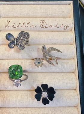 0602黑色金属滴油指环