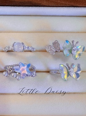 海洋之星春夏闪耀耳圈水钻小清新