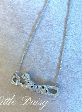 她の高级品味豹子合金锆石女