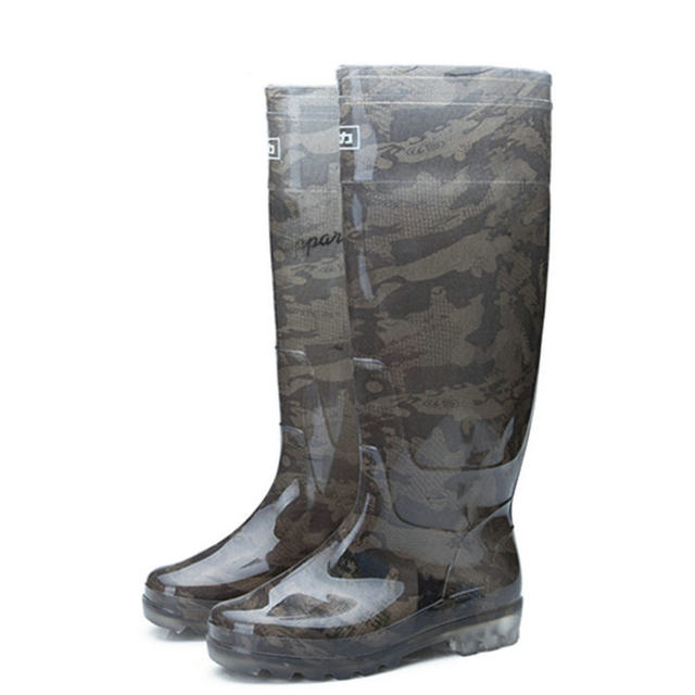 Pull back non-slip boots, long-tube fishing high-top over-the-knee rain boots