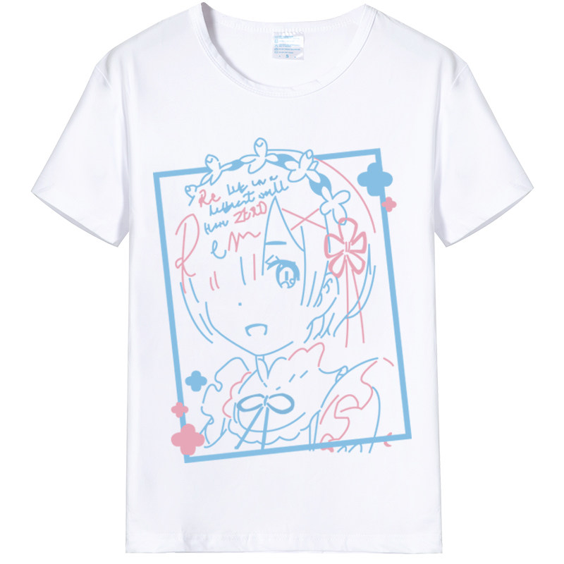 蕾姆二次元短袖动漫周边联名t恤男爱蜜莉雅衣服日系学生痛衣夏季,淘宝优惠券,粉丝福利购,淘宝优惠卷