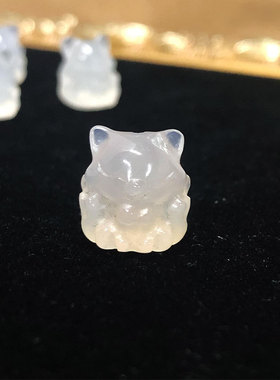 狐狸白色手链项链吊坠