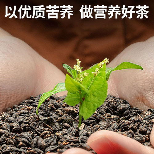 三匠旗舰店黑苦荞全株茶200g荞麦茶苦荞茶正品四川大凉山含40小袋 - 图0