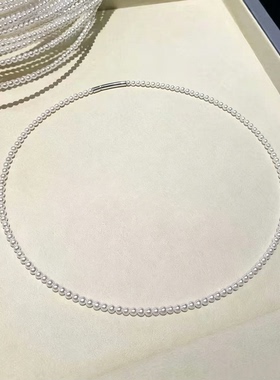 DIY珍珠项链扣头不锈钢金色银色