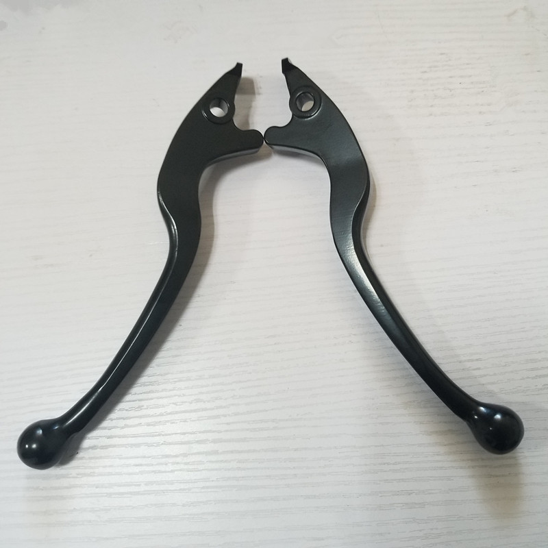 标致摩托QP150-C2C3C姜戈刹车手柄 SF4黑色银色制动手柄 原厂配件 - 图1