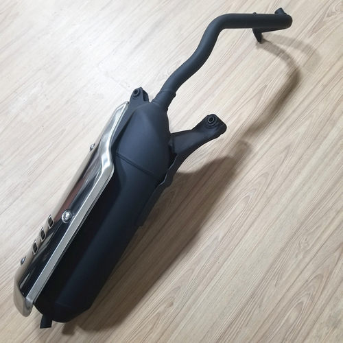 标致姜戈QP150T-C排气管总成 SF4 QP150T-2C-3C消音器体 原厂配件 - 图2