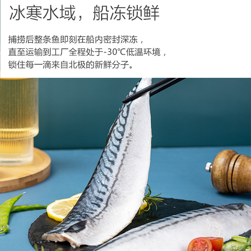 探海日志挪威青花鱼片去头去骨天然鲜美营养可香煎烧烤1KG家庭装,淘宝优惠券,粉丝福利购,淘宝优惠卷