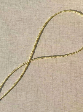 黄水晶尖晶石佛牌链锁骨链项链