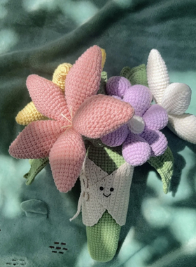 【成品】jellycat同款手工钩织手捧花玩偶花束送闺蜜礼物