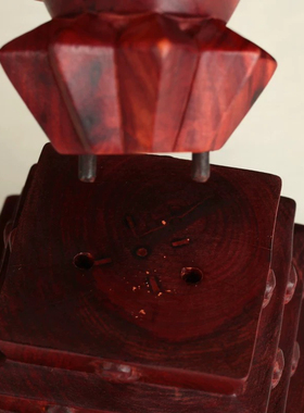 密宗非洲檀木三根本朵玛宁提佐钦三根本朵玛食子精品雕刻供具摆件