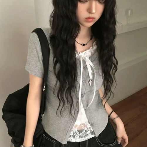 Летние советы, футболка с коротким рукавом кружевного балета, Pure Hot Girl