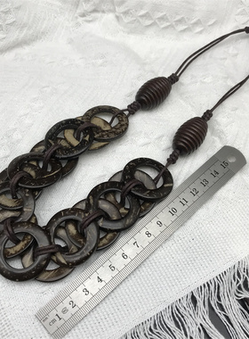 necklace沙滩非洲民族风圆环项链