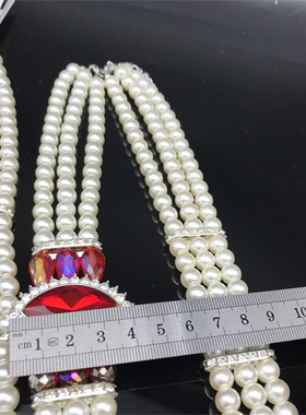 欧美夸张项链耳环套necklace礼服