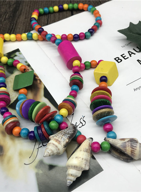 海滩波西米亚风防过敏项链