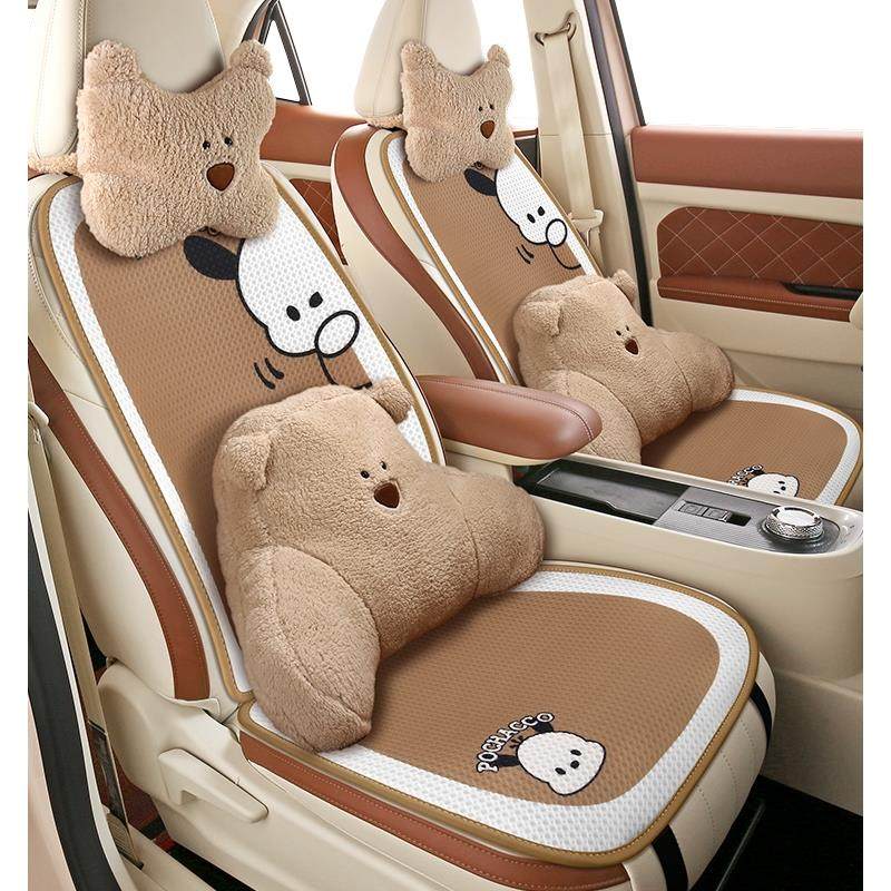 适用于欧拉黑猫好猫白猫闪电猫芭蕾猫汽车坐垫四季卡通后排座椅套,淘宝优惠券,粉丝福利购,淘宝优惠卷