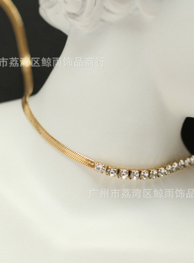 XL160欧美INS蛇骨爪钻链跨境饰品