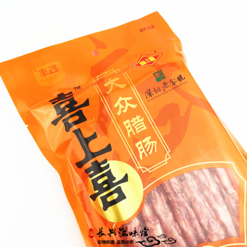 新包装喜上喜大众腊肠400g广东深圳腊肉香肠煲仔饭深圳腊味螺蛳粉 - 图1