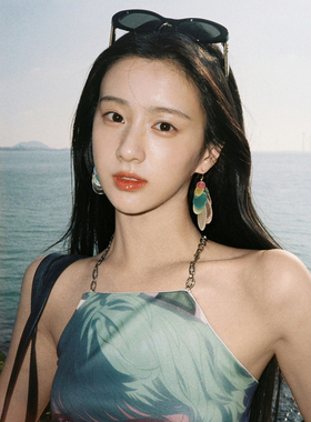 包上恩同款甜美多巴胺耳环
