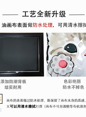 北欧电表箱装饰画遮挡总开关