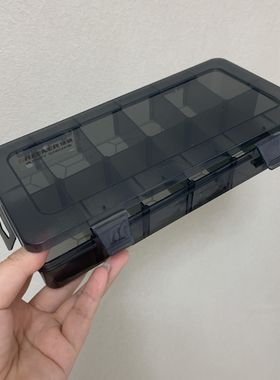 VIP 绿林美甲工具分装甲片小盒子 12格子零件盒收纳盒分格样品盒