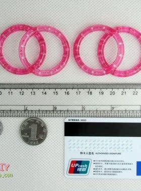 DIY风铃材料 风铃小环 45mm中环 风铃配件挂风铃管专用环