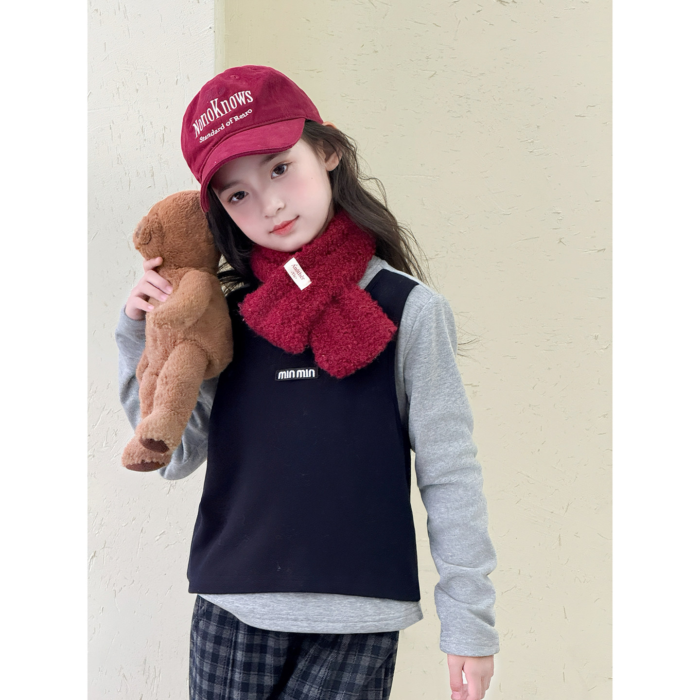 女童围巾秋冬季2025新款儿童韩版针织围脖中大童女孩洋气保暖脖套,淘宝优惠券,粉丝福利购,淘宝优惠卷