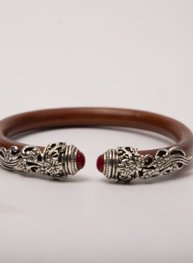 手镯民族风男女木质合金时尚