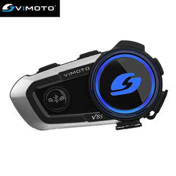 ຫມວກກັນກະທົບລົດຈັກ Vimaitong V8S V9S Bluetooth headset waterproof navigation intercom ຟັງເພງ JBL base V9X