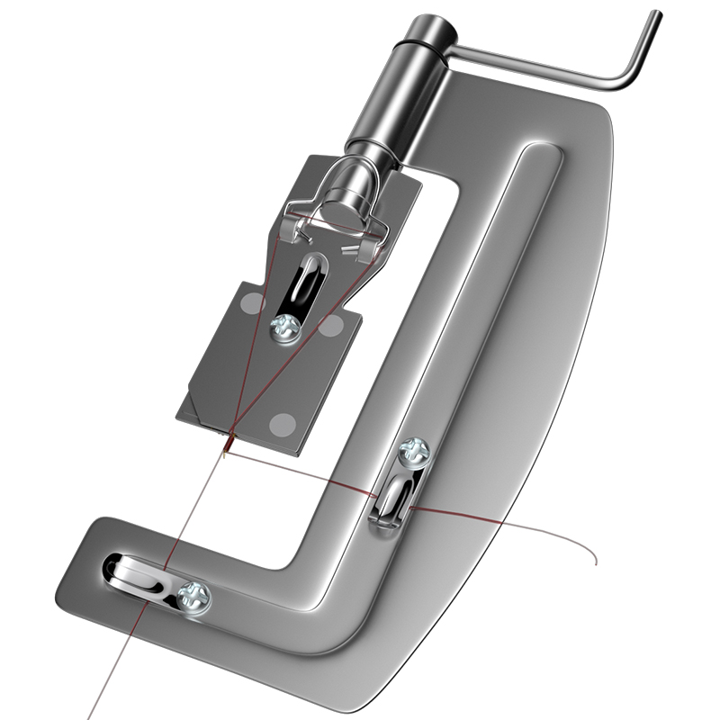 新型鱼钩绑钩器不锈钢绑双钩自动绑钓鱼钩器工具打结钳快速拴钩器-图3