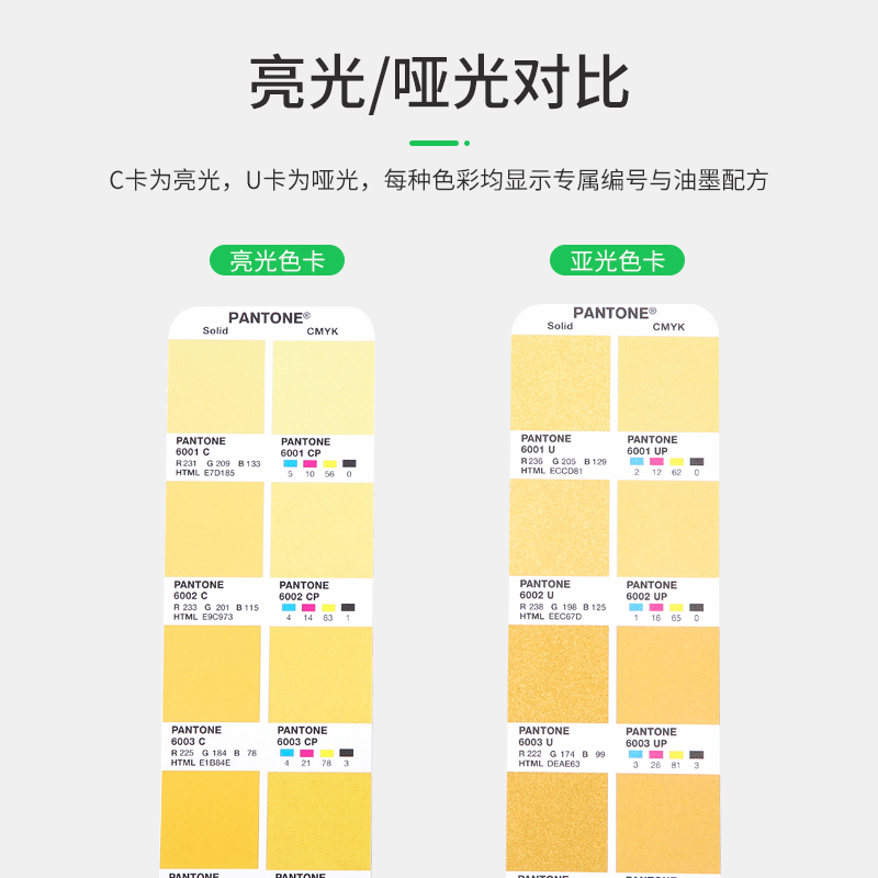 正版PANTONE彩通潘通色卡国际标准色彩桥梁-CMYK/RGB-四色GP6102B - 图2