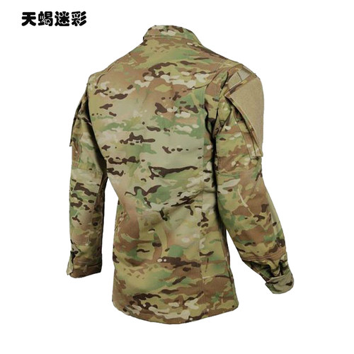 原品君版 天蝎  OCP Multicam米彩 ACU 防虫阻燃作战服 上衣 - 图0