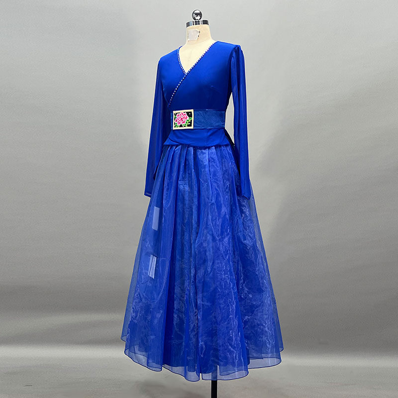 朝鲜族舞蹈服装桃李杯女子独舞刀舞剧目服民族舞艺考演出服定制,淘宝优惠券,粉丝福利购,淘宝优惠卷