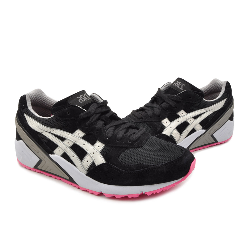 识货推荐 ASICS GEL-SIGHT黑粉情侣运动跑鞋 H5W1L-9001-图3