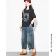 Peacock Feifei Summer Clothes Korean Version Large Size Covering Flesh Retro Western Style Two-piece Casual Suit Women's 2026 New Style
