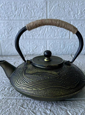 茶室样板间摆件铸铁壶茶具新中式