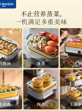 东菱电蒸锅不锈钢蒸煮炖火锅