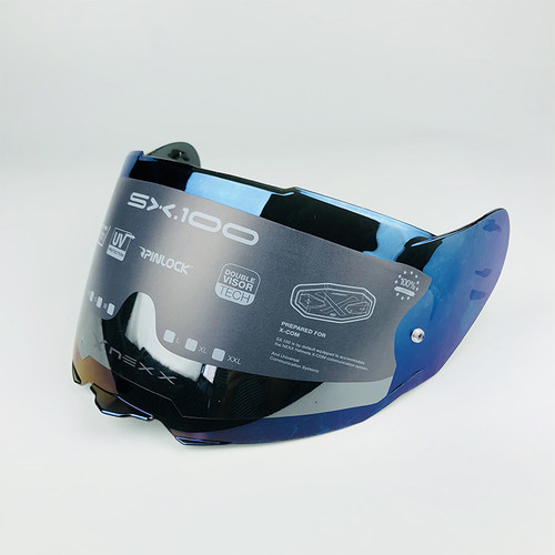 葡萄牙X NEXX SX100 SX100R头盔 原装PinLock电镀银  透明镜片 - 图1
