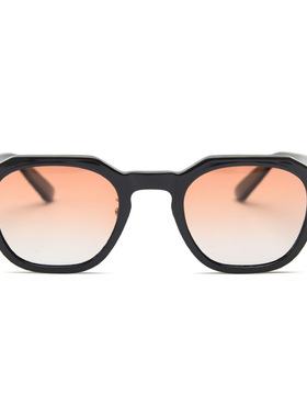 2025新韩国明星小众TR90偏光墨镜男女素颜街拍复古绿色太阳眼镜潮