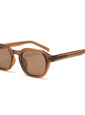 新款日系vintage板材透灰色偏光太阳眼镜男女潮个性墨镜防紫外线