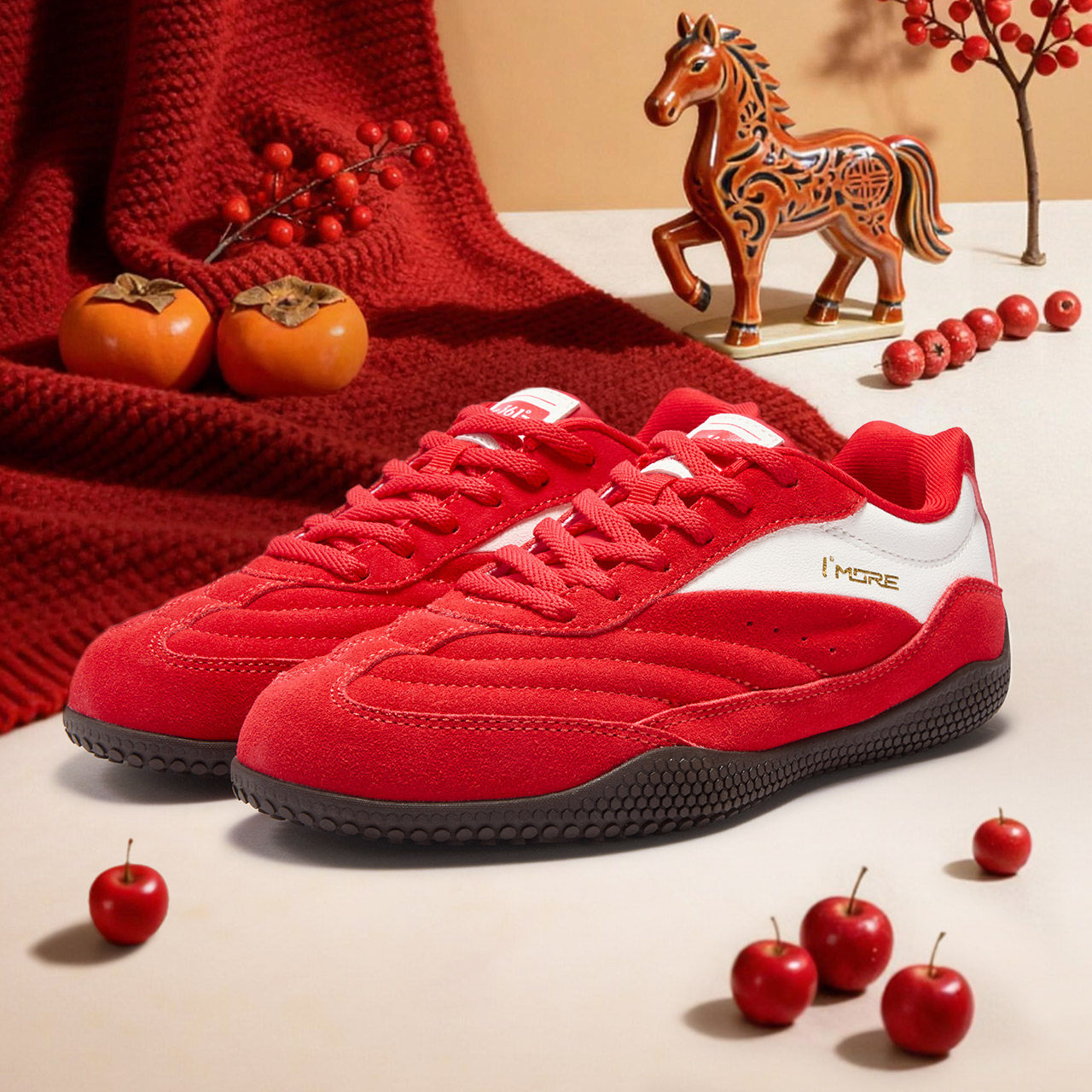 扁扁鞋361运动鞋T头鞋女冬季新款薄底鞋子赛车鞋板鞋复古德训鞋女