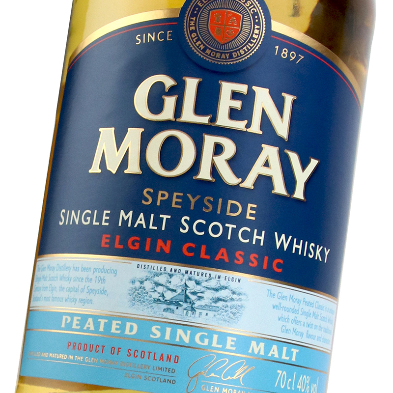 格兰莫雷泥煤味 Glen Moray斯佩塞单一麦芽威士忌英国进口洋酒-图1