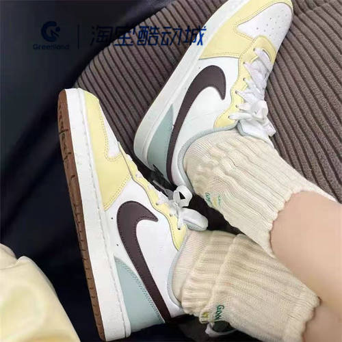 耐克大童鞋春季COURT BOROUGH低帮休闲板鞋HF0744/DQ0297 - 图0