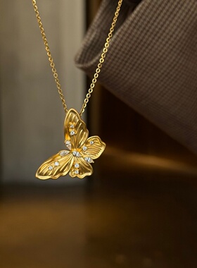 千夕足金999闪钻花丝蝴蝶黄金戒指女款七夕情人节生日礼物送女友