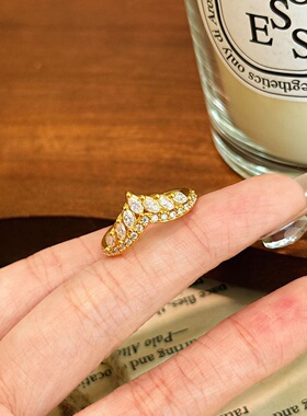 千夕足金9995D马眼皇冠戒黄金戒指女款送女友七夕情人节生日礼物